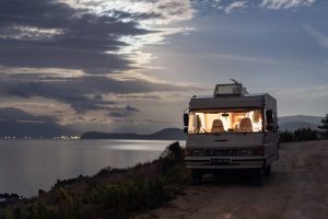Hymer Oldtimer bei Nacht Hymer Oldtimer bei Nacht